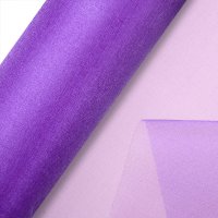 Organza Snow Sheer Roll Purple - 29cm x 25m