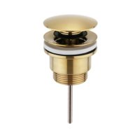 Tucker French Universal Basin Waste Brushed Brass