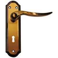 DoorWorks Sheelin Door Handles Antique Brass (Belair)