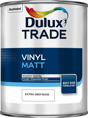 Dulux Trade Vinyl Matt Extra Deep Base 1L Paint 5082013