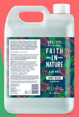 5L FAITH IN NATURE ALOE VERA BODYWASH