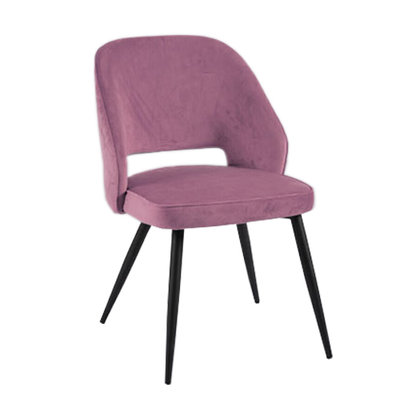 Sutton Pink Velvet Dining Chair