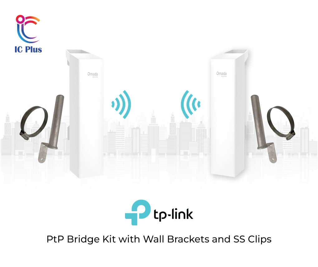Omada EAP215‑Bridge Kit network bridge for remote building connectivity