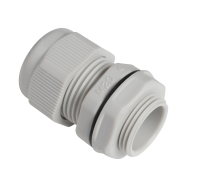 METRIC CABLE GLANDS, IP68, 20mm knock out 7-14mm grey