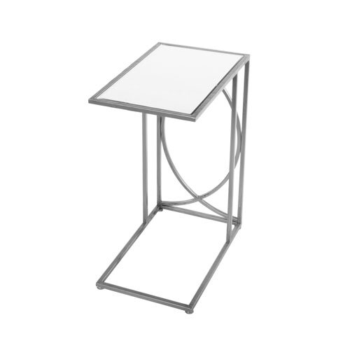 Tara Franklin Set of 2 Mirror Sofa Tables - Silver