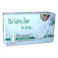Latex Lightly Powdered Exam Gloves, Large (100/box)