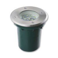 Source 1.2W IP67 Blue LED Ground Light Stainless Steel