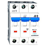 MCB, BMS0 Series, 3-pole, Type C, 16A