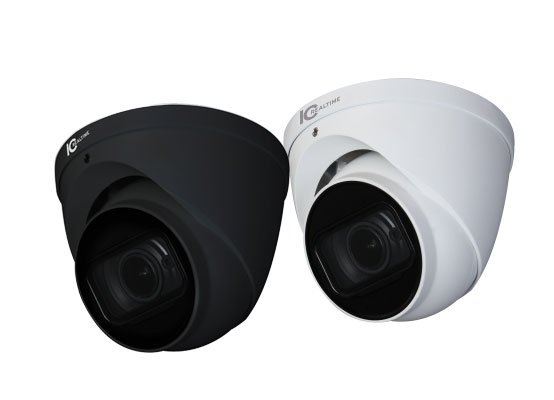 Dual Voltage 5MP 2.7-13.5mm Dome 60m IR (White or Black)
