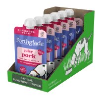 Forthglade 8916 Juicy Pork Dog Bone Broth Topper 4x6x180gm