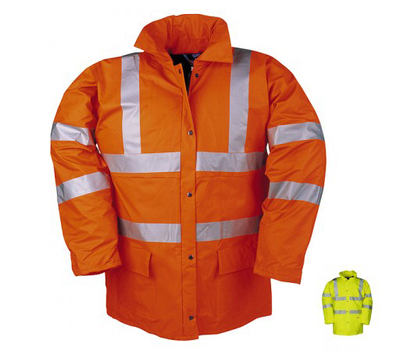 FLEXOTHANE 7650 PU Hi-Visibility Waterproof Lined Jacket Yellow or Orange