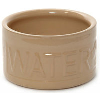 Mason Cash High Sided Crock "WATER" Bowl 6" x 4