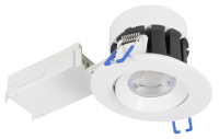 CAVAN TILT 6.5W COB CCT CHANGING LED DIMMABLE DOWNLIGHT, 3000K, 4000K AND 6500K, IP20, WHITE
