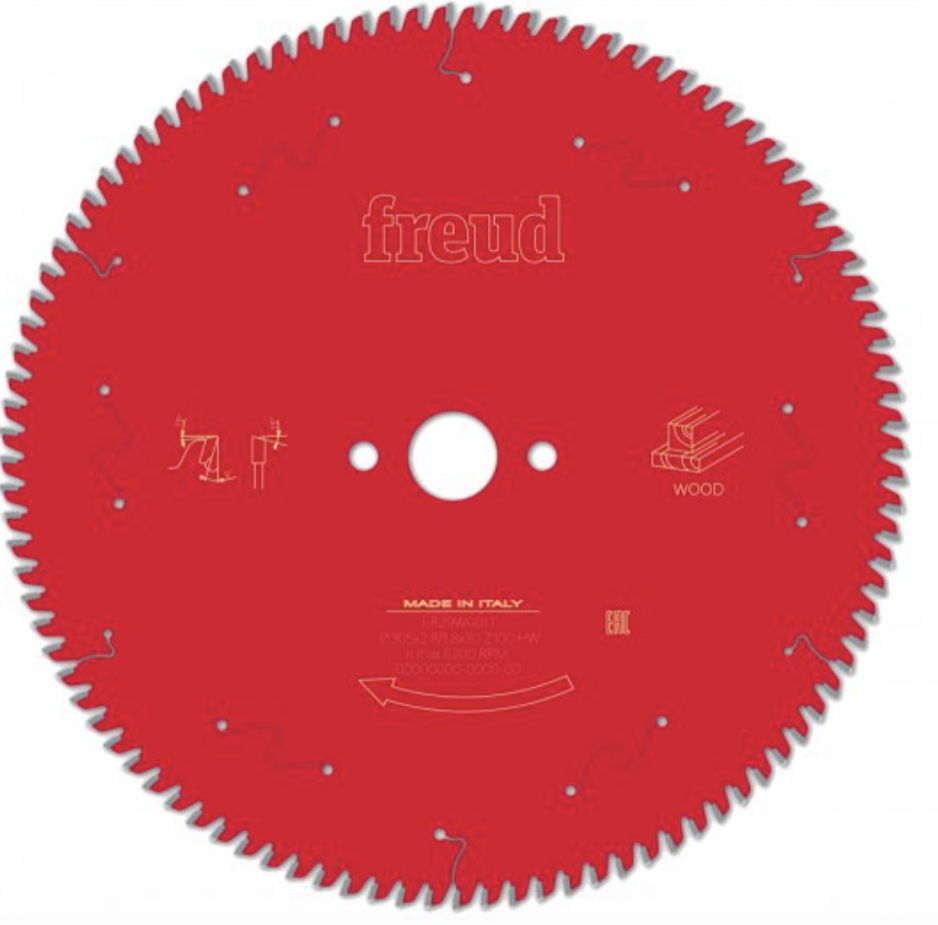 Freud F03FS09787 305mm x 30mm x 100T Wood Table Saw Blade EPT