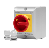 Diversitech Isolator Switch - 4 Pole - 20A Inc. Cable Glands X 2