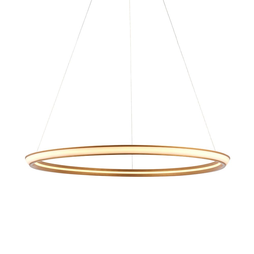 Endon Satin Gold Led Ring Pendant