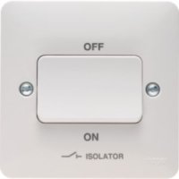 Hager Sollysta 3P Fan Isolator White WMPS3PI
