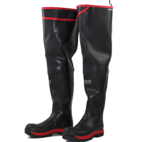 Quatro Thigh Super Safety High Wellington S5, Green/Red