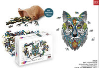 Rainbow Wooden Puzzle WOLF