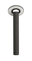 CAPELUX 10W LED, 640lm, 3000K, 650mm, Die-cast Aluminium Bollard,  Dark Grey