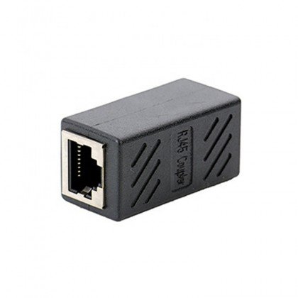 1 x Fully Shielded RJ45 CAT5/6 Coupler