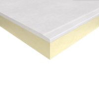 corner of 72mm Insulated Plasterboard, conservatory roof insulation plasterboard