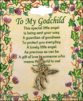 Angel Pin Brooch- Godchild   (1724)