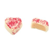 Blushed Heart - white chocolate with passionfruit ganache 14g - 1kg