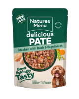 Natures Menu Dog Pouch Chicken & Duck 300g x 8