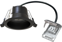 5w CCT Fire Rated Anti-Glare D/L IP65 Black