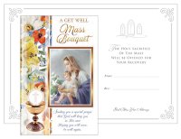 Card/A Get Well Mass Bouquet With Insert   (22354)
