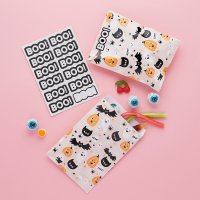 Trick or Treat Sweet Bags & Sticker Sheet - Pack of 12