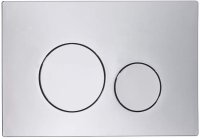 CIRCLES PUSH PLATE CHROME