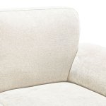 Tokyo 2 Seater Fixed Sofa - Cream 2