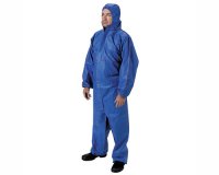 Katz Disposable Overall XXLarge Oxy-Tech Blue Fire Retardant Type 5&6