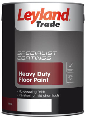 Leyland Nimbus Grey Heavy Duty Floor Paint 5L 264617
