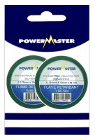 POWERMASTER 10 MTR 19MM PVC INSULATING TAPE GREEN PACK 2