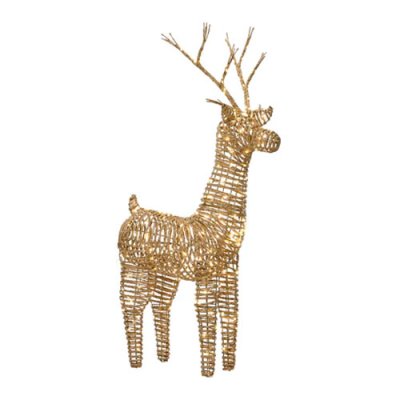 Micro LED Wicker Reindeer - 104cm