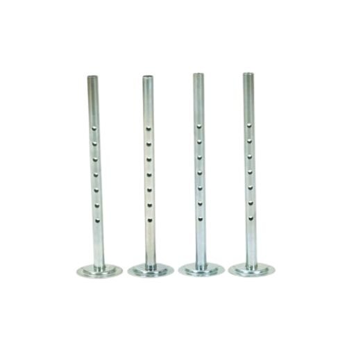 4 x vertical floor fixing feet for toilet frame. For use with T76, T77 and T78 frames.