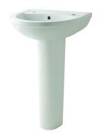KOSMO 2 TAP HOLE BASIN 550MM
