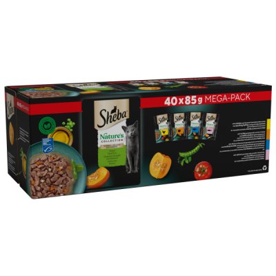 Sheba Nature's Collection Mixed Selection in Gravy Pouches 40 x 85g