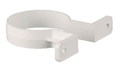 68mm Round Downpipe Bracket Arctic White