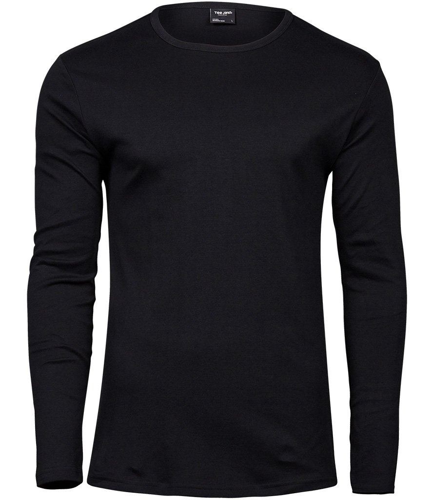 TEE JAYS MENS LONG SLEEVE INTERLOCK T-SHIRT