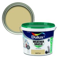 Weathershield Wattle Colour Swatch & 10L Paint Bucket