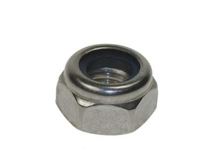 Hex Lock Nut M16 Stainless Steel A2 Din 985