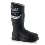 Buckbootz BBZ9000BK Safety Wellington with Metatarsal Protection Black Size 10