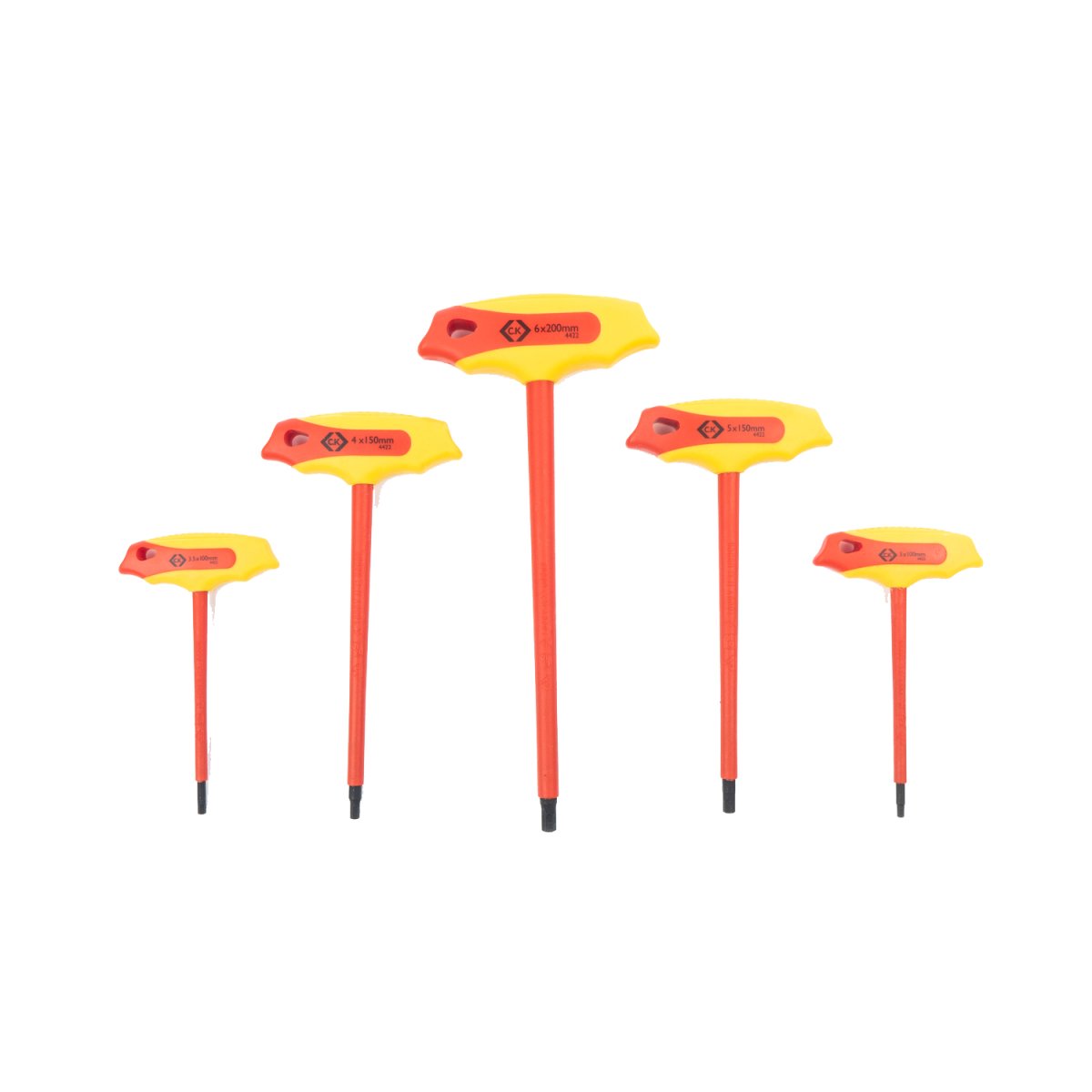 CK Insulated T-Handle Hex Key Set T4422 SET