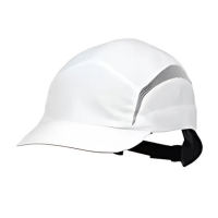 3M&trade; First Base&trade; 3 Bump Cap, Classic, White Reduced Peak, 55 mm