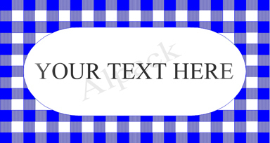 Navy Check Label ( Pack of 200)