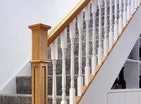 White Primed Moulded Stair Spindle 900mm x 41mm  (To Order)
